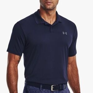 Under Armour Men's Navy Blue Matchplay Performance Polo Sz 2XL NWT